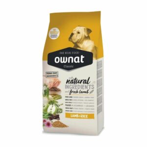 croquettes OWNAT pour CHIEN LAMB AND RICE