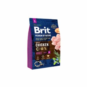 Croquettes BRIT Premium By Nature Adult Small pour chien.