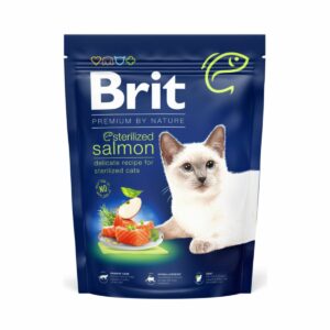 Brit Premium By Nature au Saumon pour chat Stérilisé 1.5kg