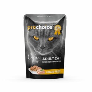 Pochon Prochoice Poulet pour Chat adulte de 400 grammes.