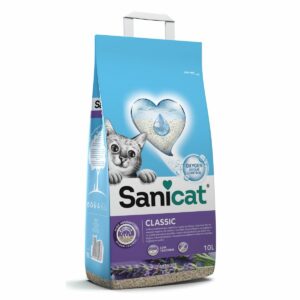 Sanicat litiere lavande pour chat 10 litres