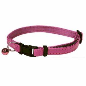 COLLIER CHAT GLOSSY FUCHSIA CROCI