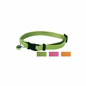 collier glossy vert pour chat