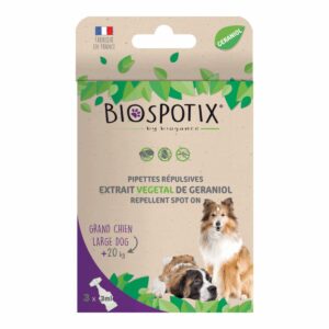 pipette chien repulsives biospotix