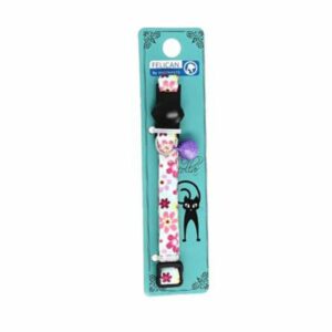 COLLIER CHATS FELICAN 10MM X 30CM FLEURIE