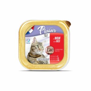 barquette bœuf chat plaisir