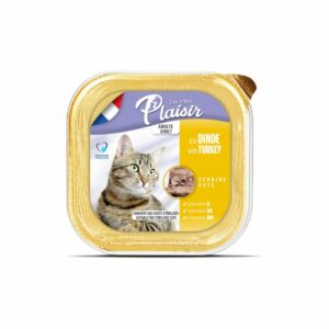 barquette plaisir dinde chat 100 grammes