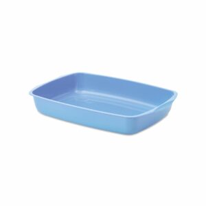 BAC A LITIERE EN PLASTIQUE POUR CHATON DEC OULEUR BLEU