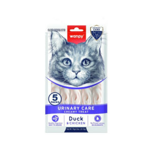 Wanpy Crème Functionnal - Urinary au Canard et Poulet (5*14g)